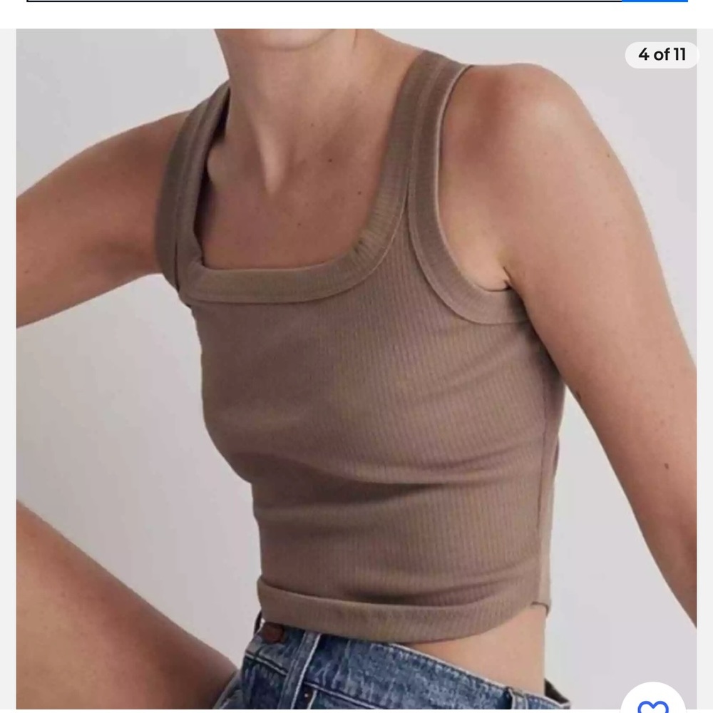 The Tailored Crop Tank in Sleekhold